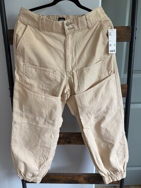 Urban Outfitters Neutral Beige Utility Jogger Pants